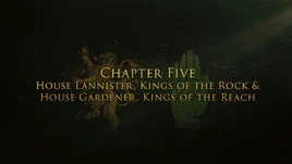 Maison Lannister, les Rois du Roc & Maison Jardinier, les Rois du Bief