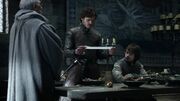 Robb recoit les nouvelles de la capitale (1x08)