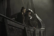 Petyr et Sansa fuyant Port-Réal