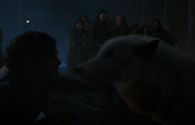 S04E5 - Jon Snow & Ghost