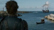 Theon découvre son navire