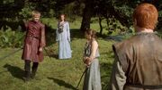 Joffrey Sansa Arya Mycah(1x02)
