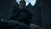 Sansa faisant ses adieux à Theon