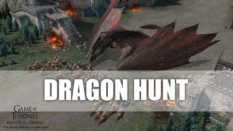 dragon hunt game of thrones winter is