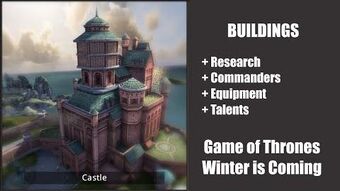 castle game of thrones winter is