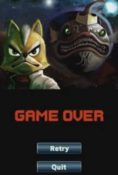 Star Fox Command, Game Over Dex Wiki