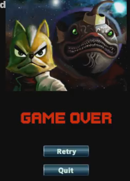 Star Fox Command, Game Over Dex Wiki