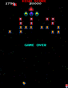 Galaga Year 1981 Fixed Shooter Arcade Space Videogame Retro Gameplay   YouTube