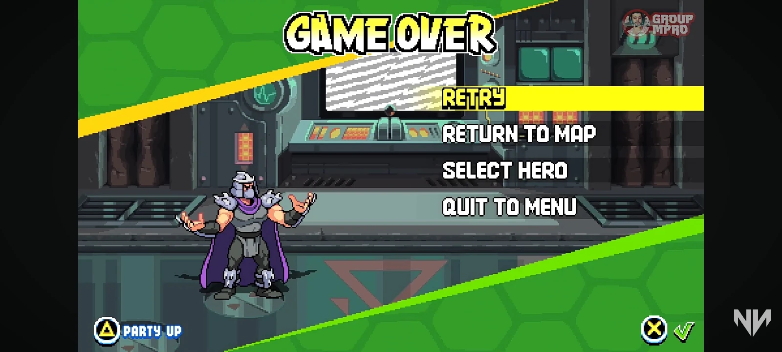 Teenage Mutant Ninja Turtles Shredder's Revenge Game Over Dex Wiki
