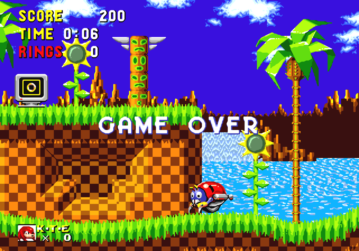 Sonic the Hedgehog, Game Over Dex Wiki