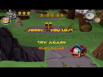 Disney s Donald Duck Goin Quackers PS2 and GC Game Over Dex