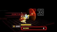What happens when you try to Continue with less or no coins in Melee?