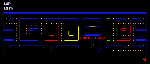 Pacman Google doodle high score 