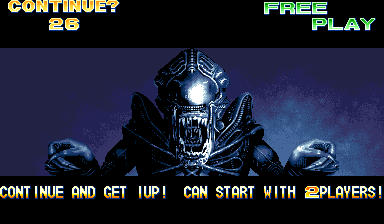 alien vs predator arcade game