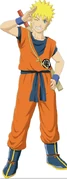 Naruto im Goku-Kostüm