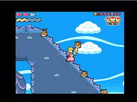 SuperPrincessPeach-Screen01.png (201 KB) Peach auf Reisen durch die Levels
