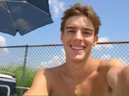 MatPat pool selfie