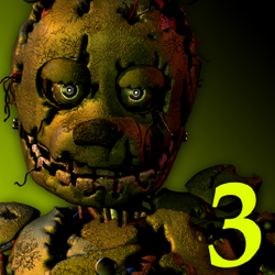 Springtrap's Hidden Face in FNAF The Glitched Attraction #fnaf