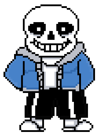 Sans the skeleton pixel