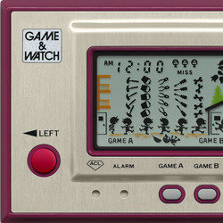 Helmet Nintendo Game and Watch Handheld Electronic Game