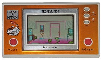 Nintendo game (ゲームワッチ)TROPICAL FISH Nintendo Game & Watch Tropical Fish - Consolevariations