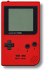 A red Game Boy Pocket.
