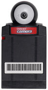 A Game Boy Camera in red