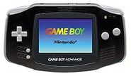 A Black Game Boy Advance.