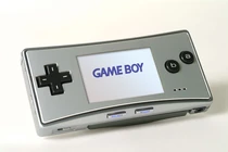 The Silver Game Boy Micro.