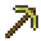 Mc gold pickaxe