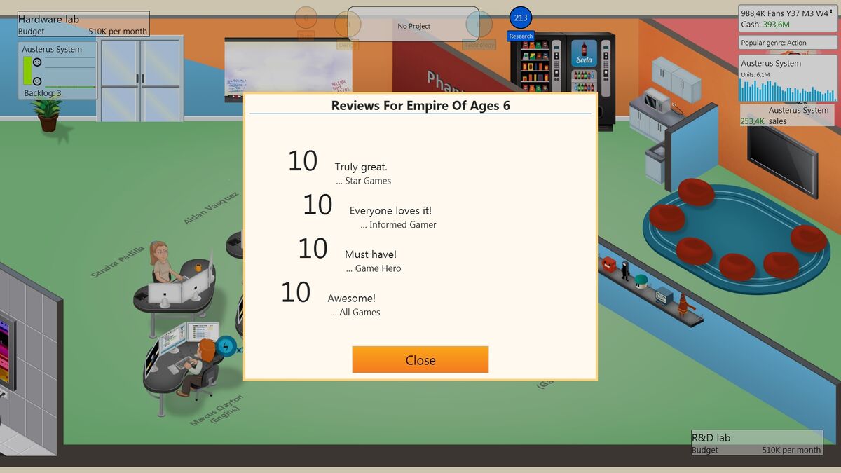 Game Dev Tycoon – Design, Test, Iterate