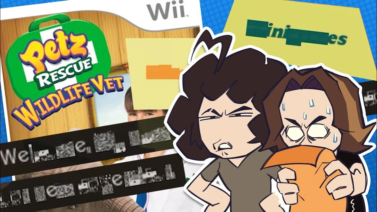 The text is all glitched, so we tried to figure it out Game Grumps