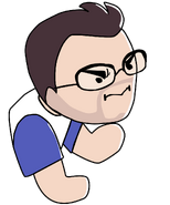 Pose from the side on Grumpcade