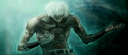 Mizuchi is defeated (Neo Geo Battle Coliseum)