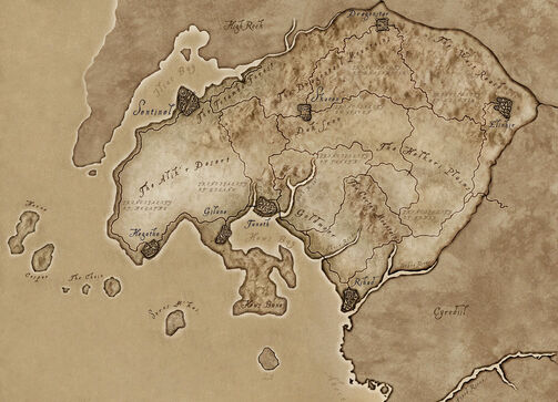 My idea of what the ElderScrolls 6 Redfall map could look like. If