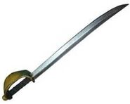 A cavalry sword