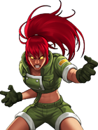 Orochi Leona (KoF '99 Unlimited Match)