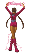 The King of Fighters 2002 artwork (Orochi Shermie)