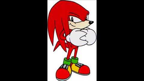 Adventures Of Sonic The Hedgehog Video Game - Knuckles The Echidna Voice