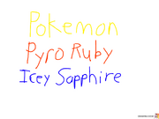 Pokémon PyroRuby and IceySapphire