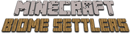 MinecraftBiomeSettlersLogo