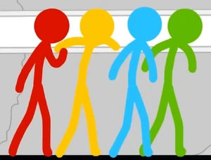 The Fighting Stick Figures