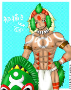 FanArt of unmasked Mudman by amber753