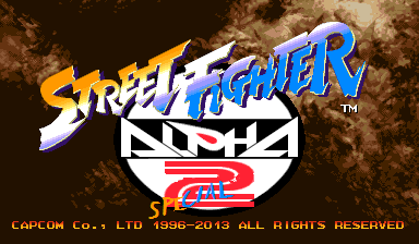 street fighter alpha 2 logo