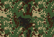 Type II "Jieitai" camouflage pattern used for Josei Rikugun's "Sailor Fuku" and blazer-type uniforms.