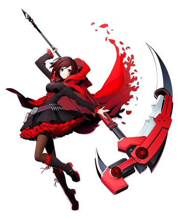 Blazblue cross tag battle ruby rose render by digi thesaiyan-dbgkbni