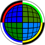Earth-animatopia emblem