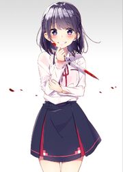 Yande.re 395135 sample blood sakuragi ren seifuku weapon yandere