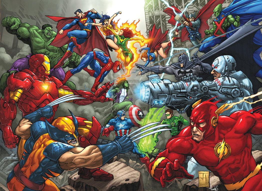 dc heroes vs marvel heroes