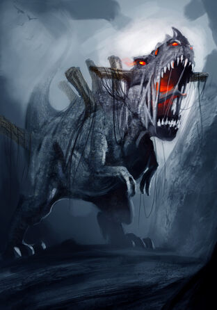 Undead Demon Dinosaur by Ricardo Guimaraes-1-